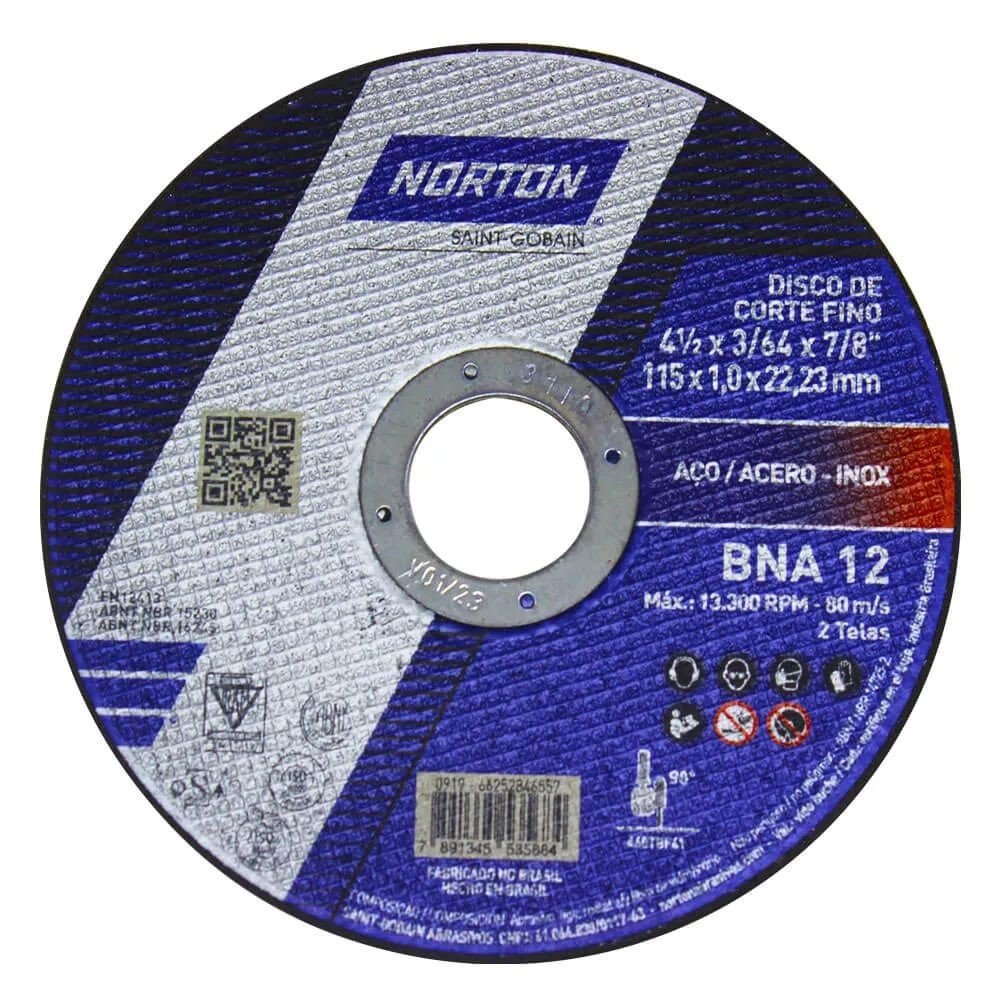 Disco de corte Norton