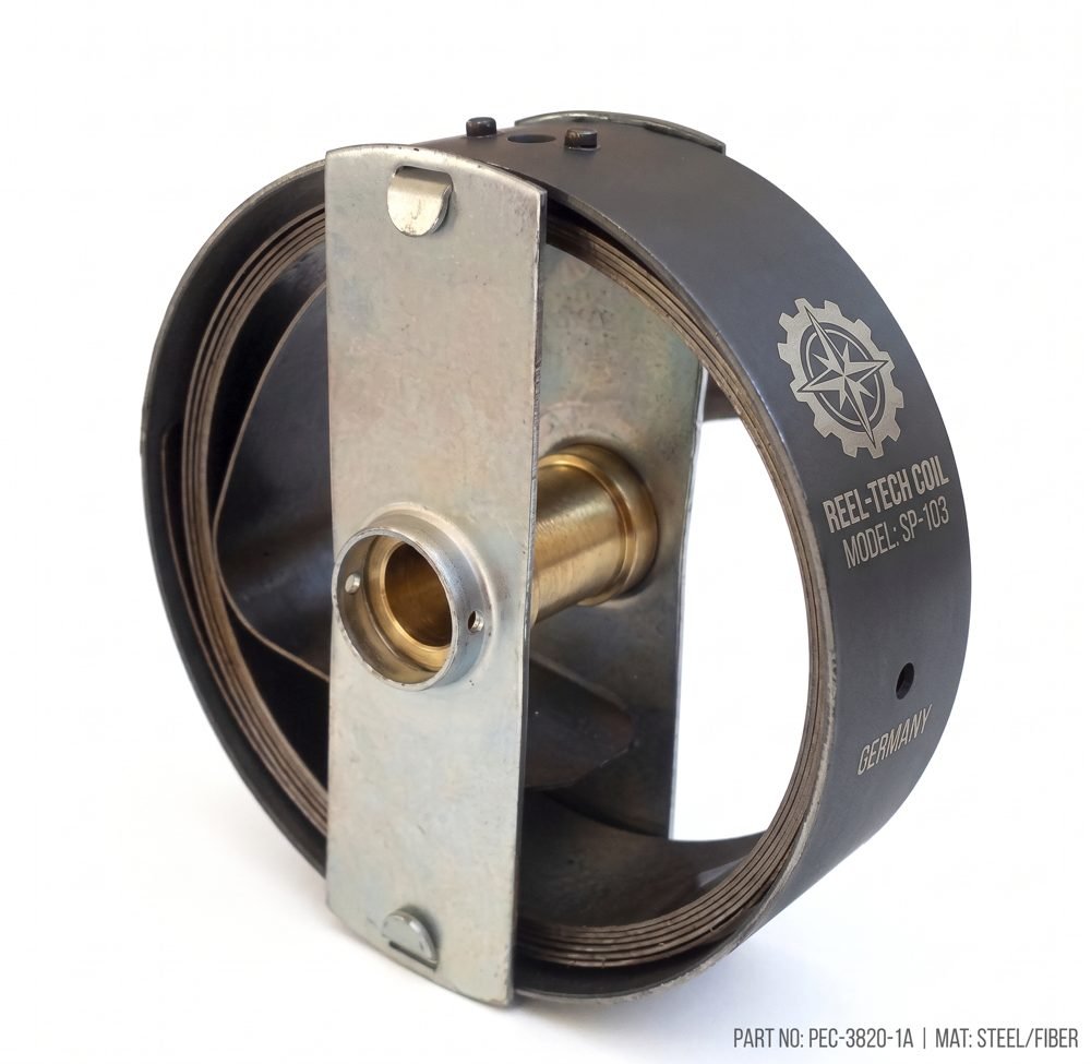 Mola espiral para porta de aço de enrolar